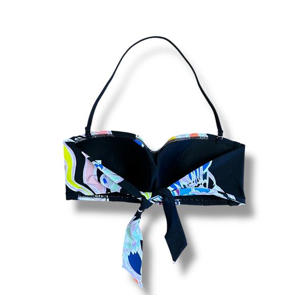 Trina Turk Bikini Top Bandeau Medium Strapless Swim Multicolor‎ US 6 - Picture 3 of 6
